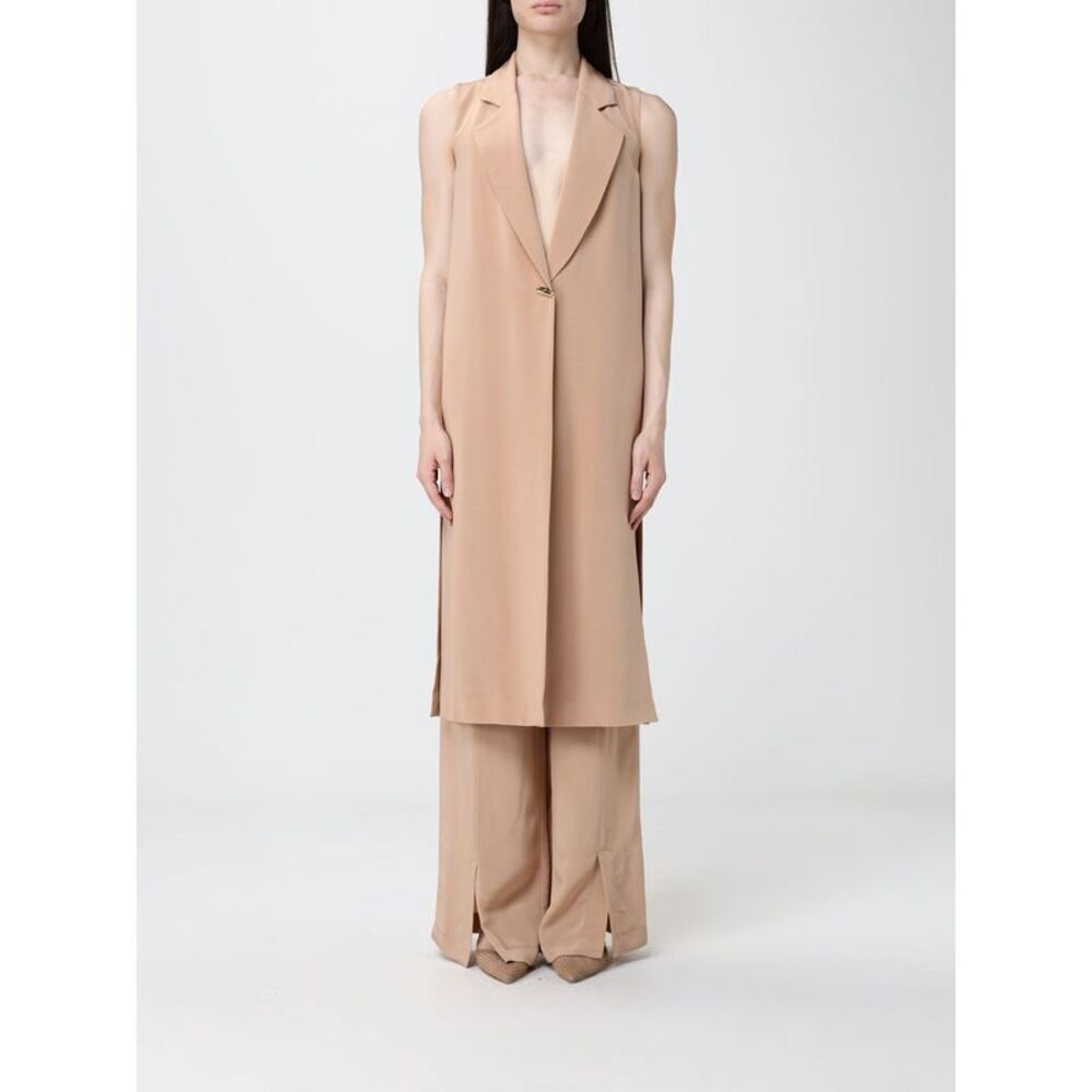 Simona Corsellini Waistcoat Woman Beige